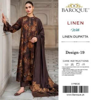 BAROQUE  Lawn 3PC/#102