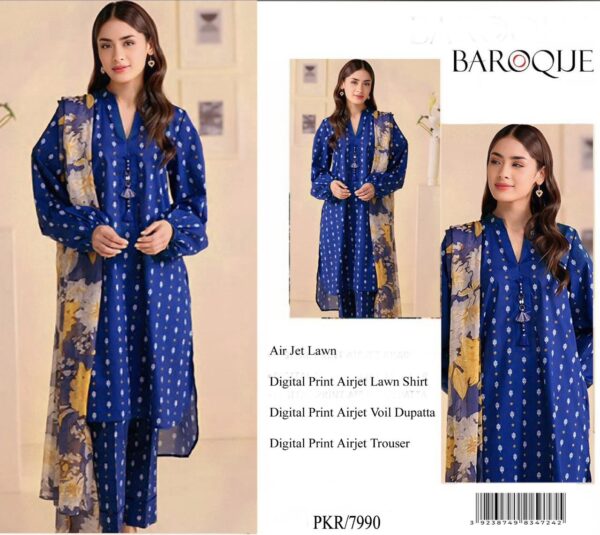 BAROQUE  Lawn 3PC/#104