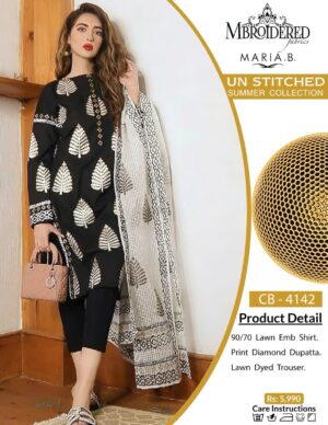 Maria B Luxury Lawn #416